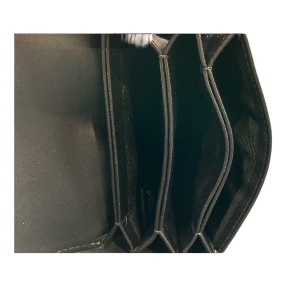 Coach Black Leather Card Case - Picture 9 of 10